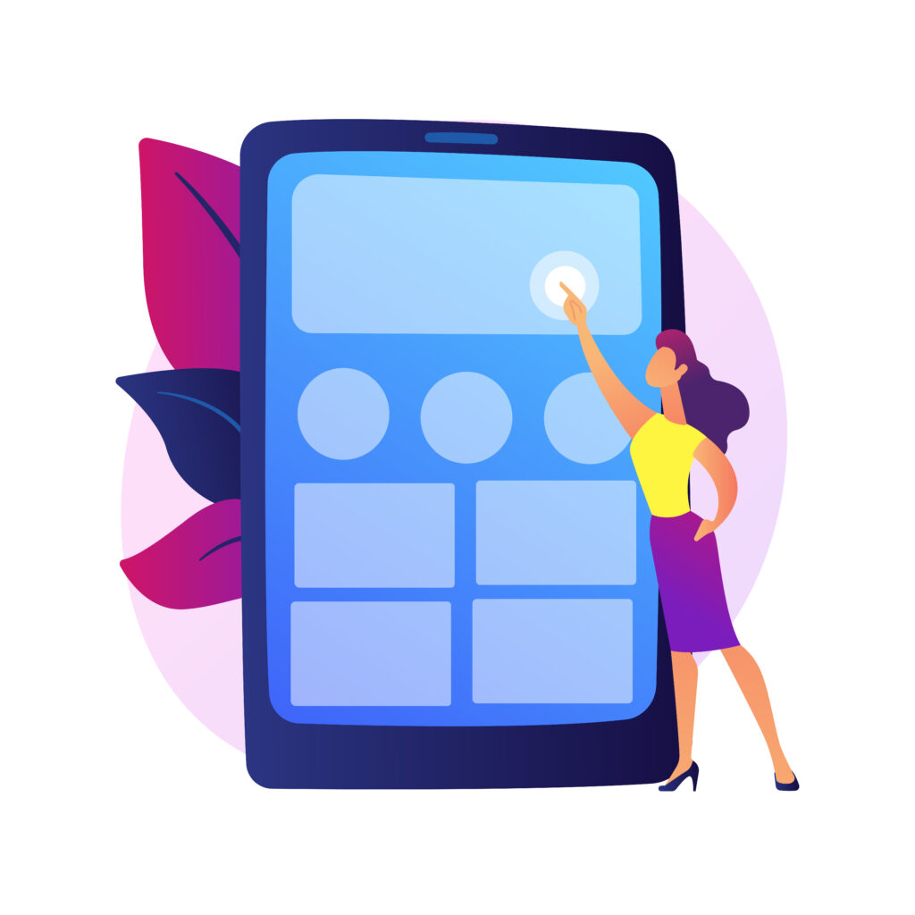 Animated GIF of a mobile interaction (e.g., swipe to delete)