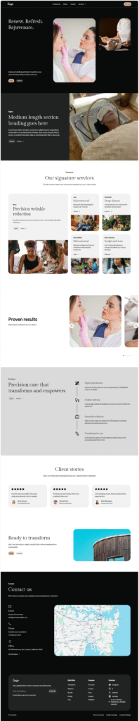 Aesthetic Clinic Website Conversion