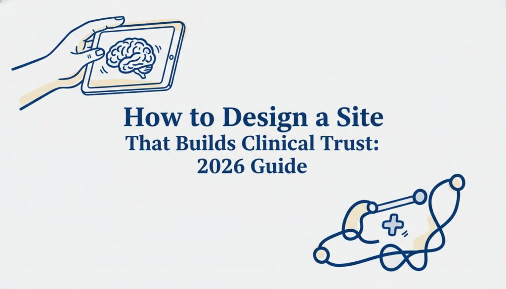 how to design a site that builds clinical trust